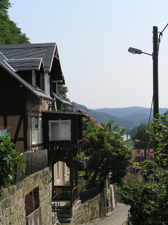 Wehlener Landhaus In Stadt Wehlen, Saechsische Schweiz 아파트 객실 사진